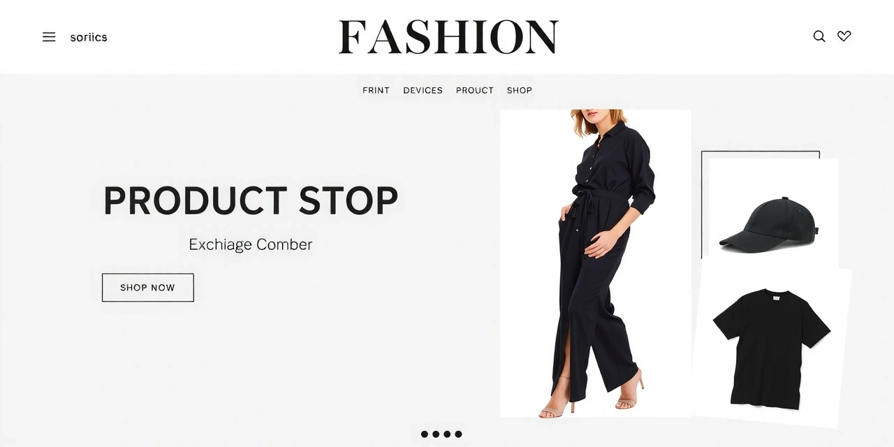 E-commerce platformă pentru fashion